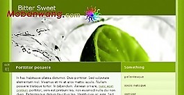 苦與樂(lè)綠色BLOG網(wǎng)頁(yè)模板