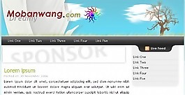 夢幻天空BLOG網(wǎng)頁模板