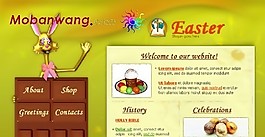 復(fù)活節(jié)禮物FLASH網(wǎng)站模板