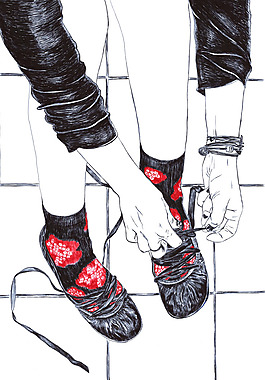 位圖 插畫(huà) 時(shí)尚插畫(huà) 插畫(huà)師 Carine 免費(fèi)素材