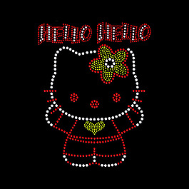燙鉆 文字 英文 小貓 hellokitty 免費素材