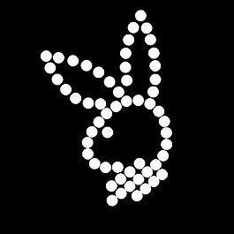 燙鉆 品牌 花花公子 兔子 免費(fèi)素材