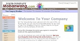 簡單WEB標準企業網頁模板
