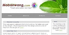 綠葉個(gè)人BLOG網(wǎng)頁(yè)模板