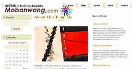 簡單個人主頁網(wǎng)頁模板