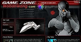 黑色3D飛行游戲網(wǎng)頁模板