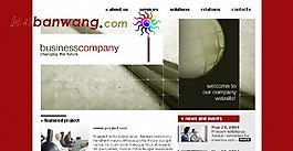 全球商務(wù)企業(yè)網(wǎng)頁模板