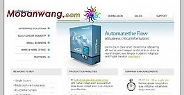 簡單軟件公司網(wǎng)頁模板