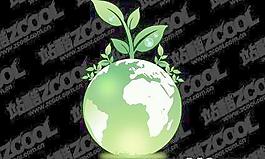 綠色植物地球