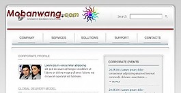 歐美簡(jiǎn)潔公司介紹網(wǎng)頁(yè)模板