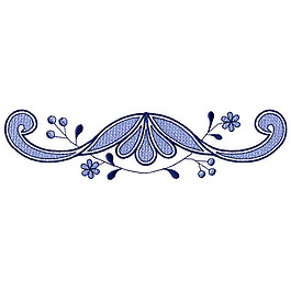 繡花 花紋 花朵 花邊 免費素材