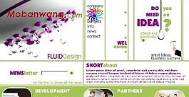 流動設(shè)計公司網(wǎng)頁模板