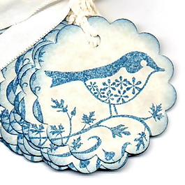 吊牌 小鳥 花紋 花朵 樹枝 免費素材