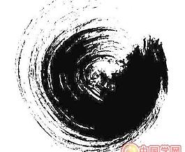 墨點(diǎn)水墨線條素材