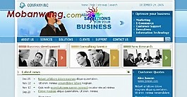 企業(yè)商務(wù)策劃網(wǎng)頁模板