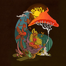 位圖 插畫 卡通插畫 卡通插畫師 Dirk 免費(fèi)素材