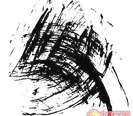墨點(diǎn)水墨線條素材