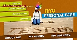 沙灘主題個(gè)人網(wǎng)頁模板