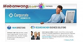 簡潔企業(yè)商務(wù)網(wǎng)頁模板