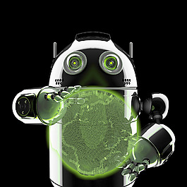 Android手持發(fā)光的地球儀
