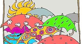 夏天太陽