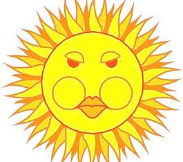 夏天太陽
