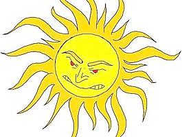 夏天太陽