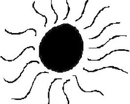 夏天太陽