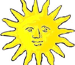 夏天太陽