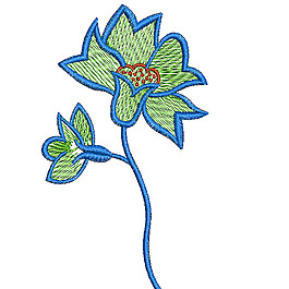 绣花 花朵 免费素材