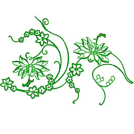 繡花 花紋 花朵 免費(fèi)素材