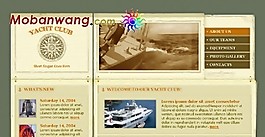 游艇俱樂(lè)部網(wǎng)站模板