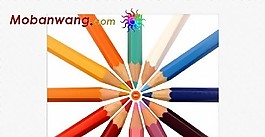 彩色圖形設(shè)計(jì)網(wǎng)頁模板