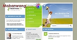 未來商業(yè)科技企業(yè)網(wǎng)站模板