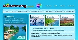 非洲旅游公司網(wǎng)頁(yè)模板