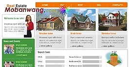 房地产中介企业网站模板
