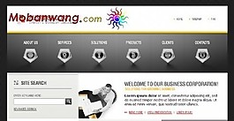 企業(yè)商業(yè)中心網(wǎng)站模板