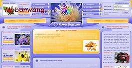 歐美網(wǎng)上鮮花銷售網(wǎng)頁(yè)模板