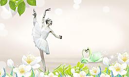 天鹅湖 芭蕾美女图片