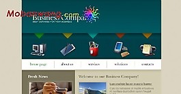 商業(yè)公司介紹網(wǎng)頁模板