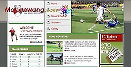足球隊(duì)信息網(wǎng)頁(yè)模板