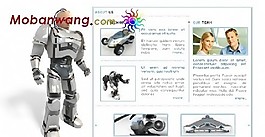 未來3D機(jī)器設(shè)計(jì)網(wǎng)頁模板