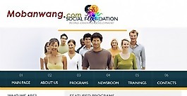 社會福利所網(wǎng)頁模板