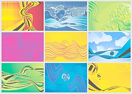 波、流矢量背景