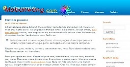 紫藍(lán)色BLOG網(wǎng)頁模板