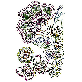 燙鉆 花紋 花朵 免費素材