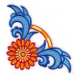 繡花 花紋 花朵 花邊 免費素材
