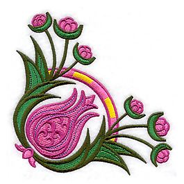 繡花 花紋 花朵 花邊 免費素材