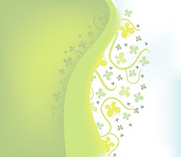 一個(gè)抽象的背景與花