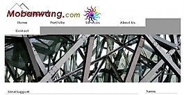 支柱設(shè)計(jì)BLOG網(wǎng)頁模板